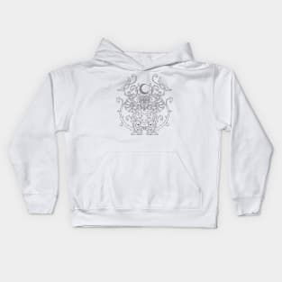 Knotwork Owlbeast Kids Hoodie